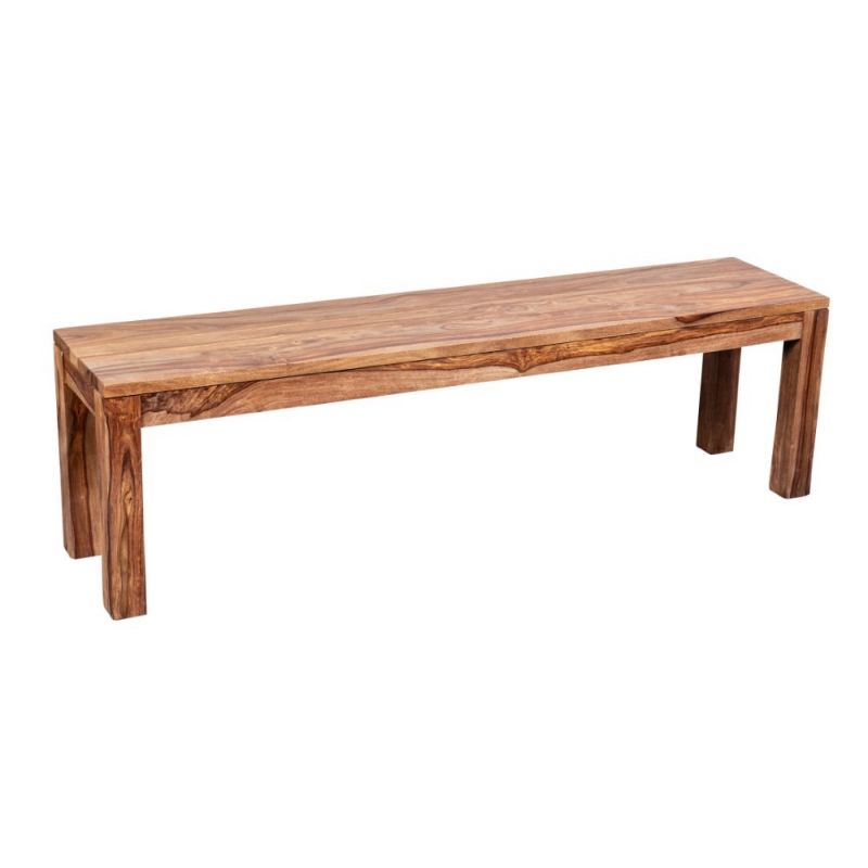 Porter Designs -  Urban Solid Sheesham Wood Dining Bench, Natural - 07-117-13-1402