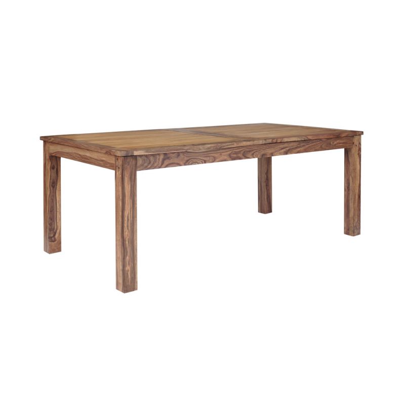 Porter Designs - Urban Solid Sheesham Wood Double Leaf Dining Table, Brown - 07-117-01-1129