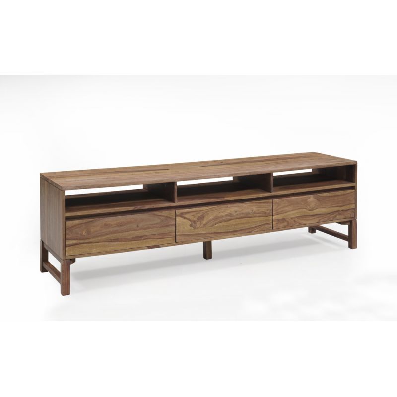 Porter Designs - Urban Solid Sheesham Wood TV Stand, Brown - 06-117-03-1436