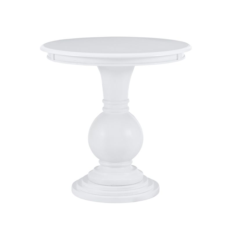 Powell Company - Adeline Round Accent Table White - D1431A21W