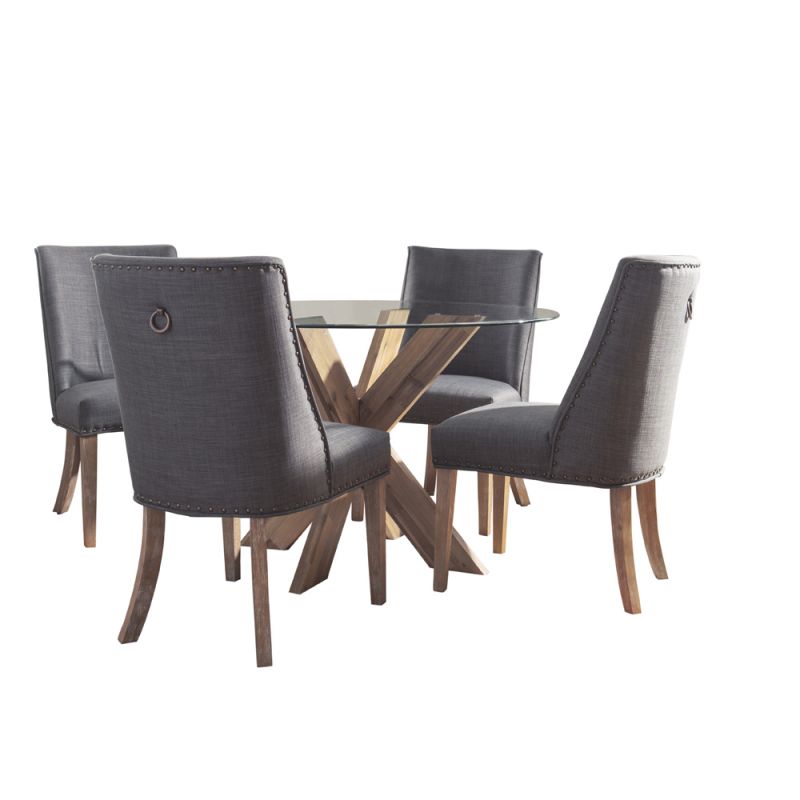 Powell Company - Adler 5Pc Dining Set Natural Gray - D1492NATGRY5