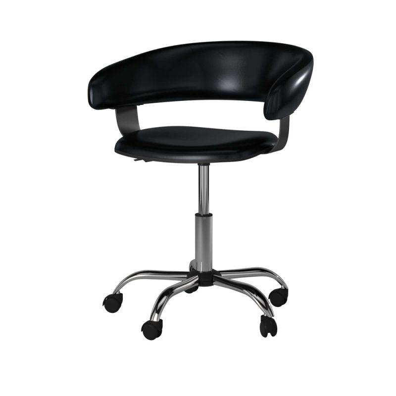 Powell Company - Black Gas Lift Desk Chair - 14B2010B