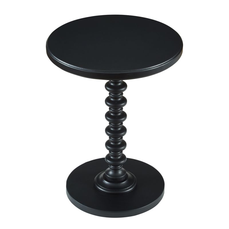 Powell Company - Black Round Spindle Table - 502-410
