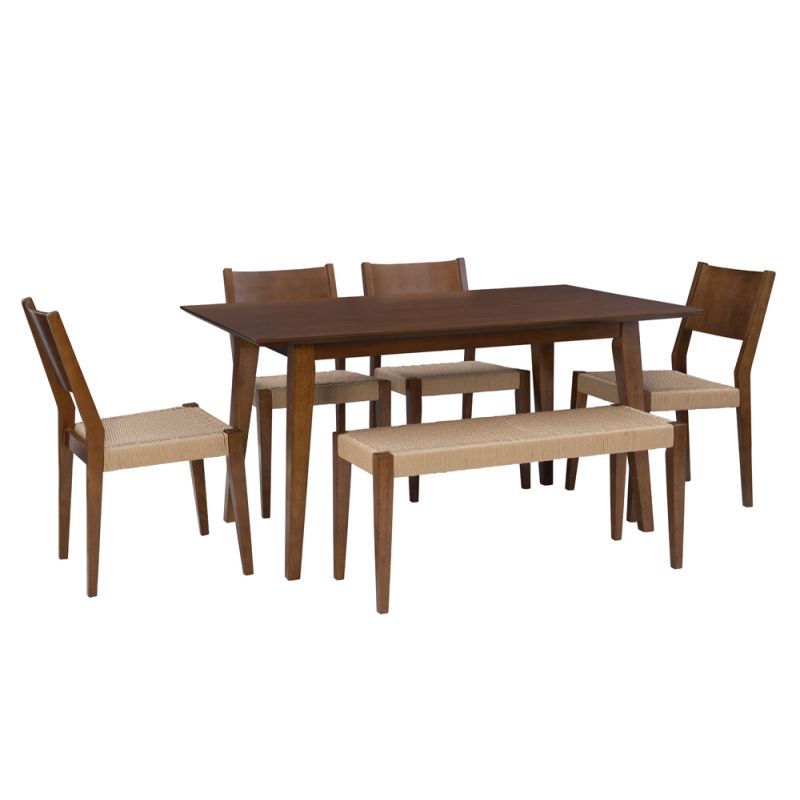 Powell Company - Cadence 6Pc Dining Set Brown - D1275D19PC6