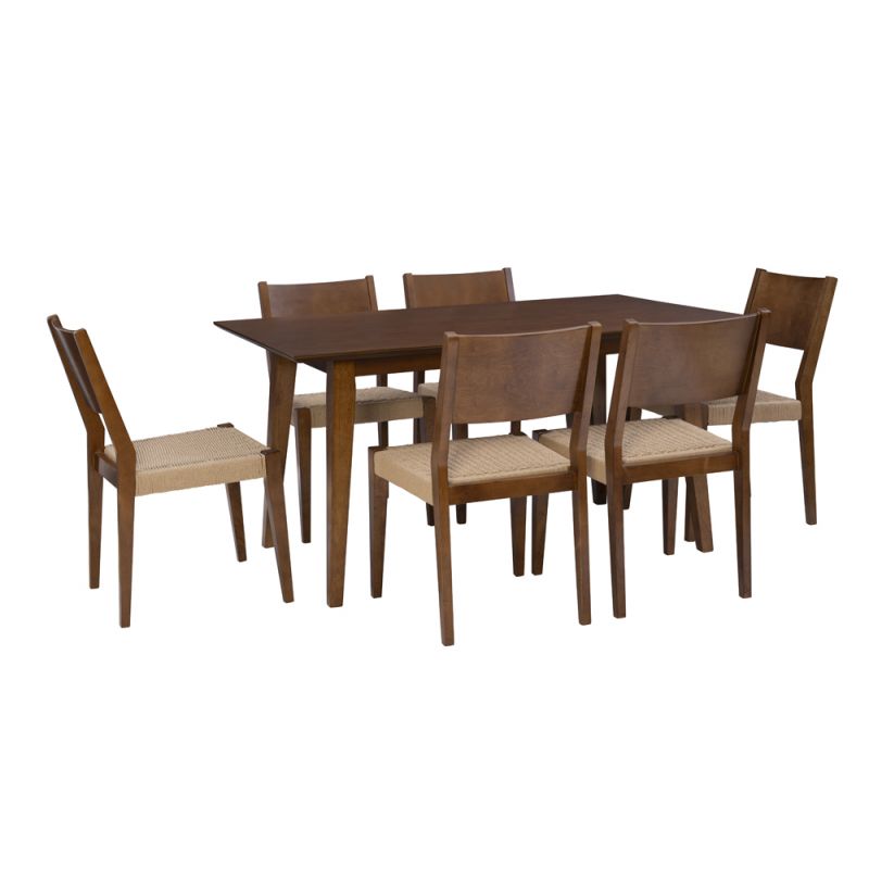 Powell Company - Cadence 7Pc Dining Set Brown - D1275D19PC7