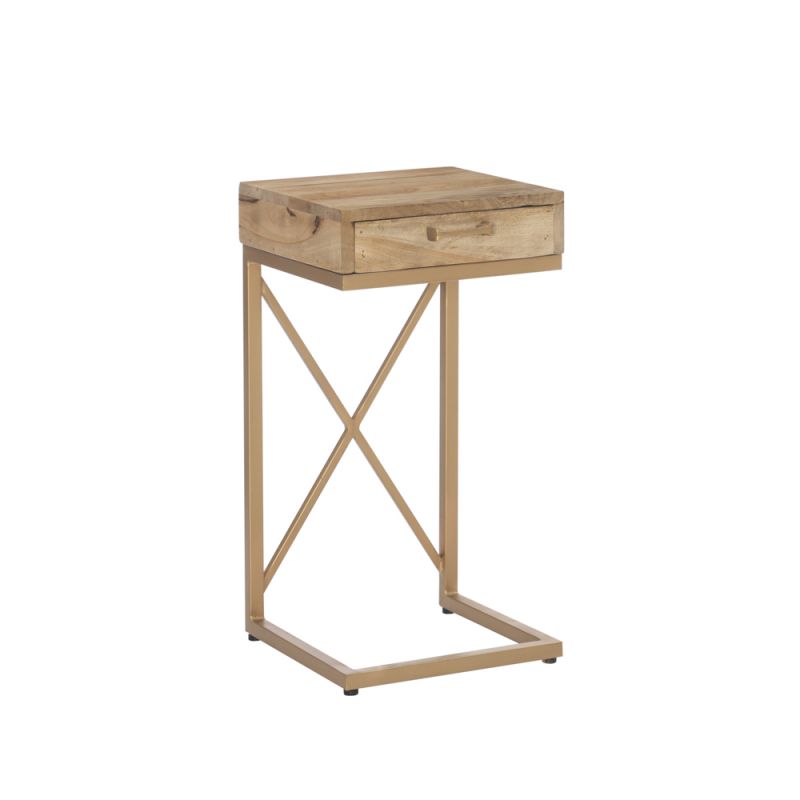 Powell Company - Cammie C Table Natural Gold - D1393A20GN