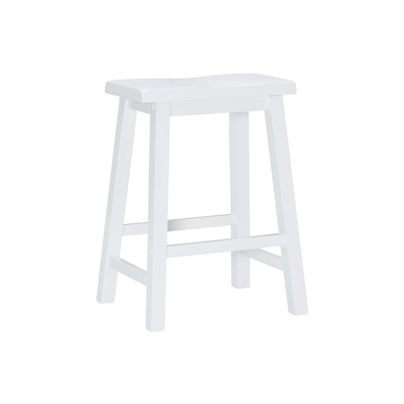 Powell Company - Color Story White Counter Stool  - 270-430