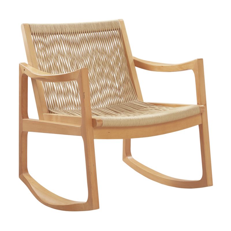 Powell Company - Jeno Woven Rocking Chair Natural - D1391S20N