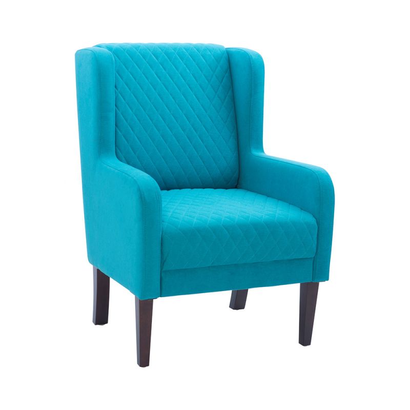 Powell Company - Jerika Wingback Accent Chair Teal - D1531LS23TEAL