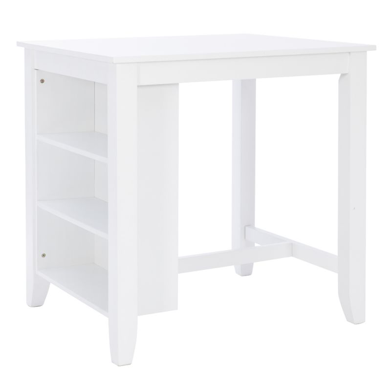 Powell Company - Mayfair Counter Height Space Saving Table White - D1015LD23CTSS