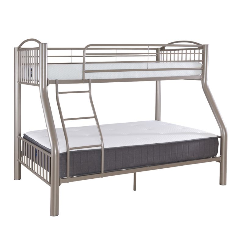 Powell Company - Twin Over Full Pewter Bed - 941-192