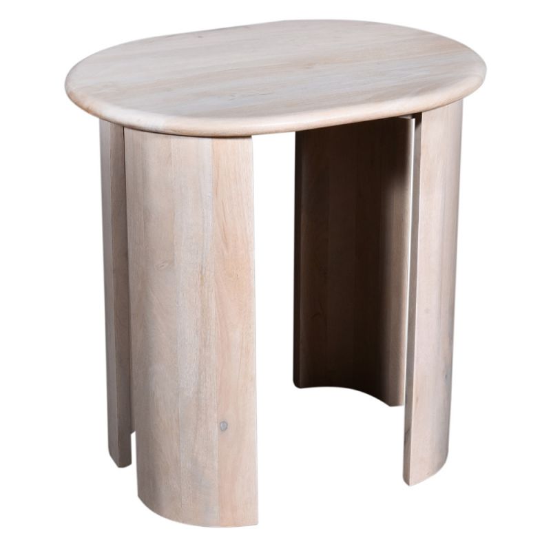 Primo International - Bennett Wood Oval Side Table - 68257