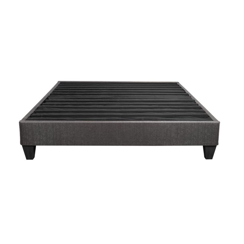 Primo International - Speedy Grey 14 in. Platform Mattress Foundation, Cal King - 38238