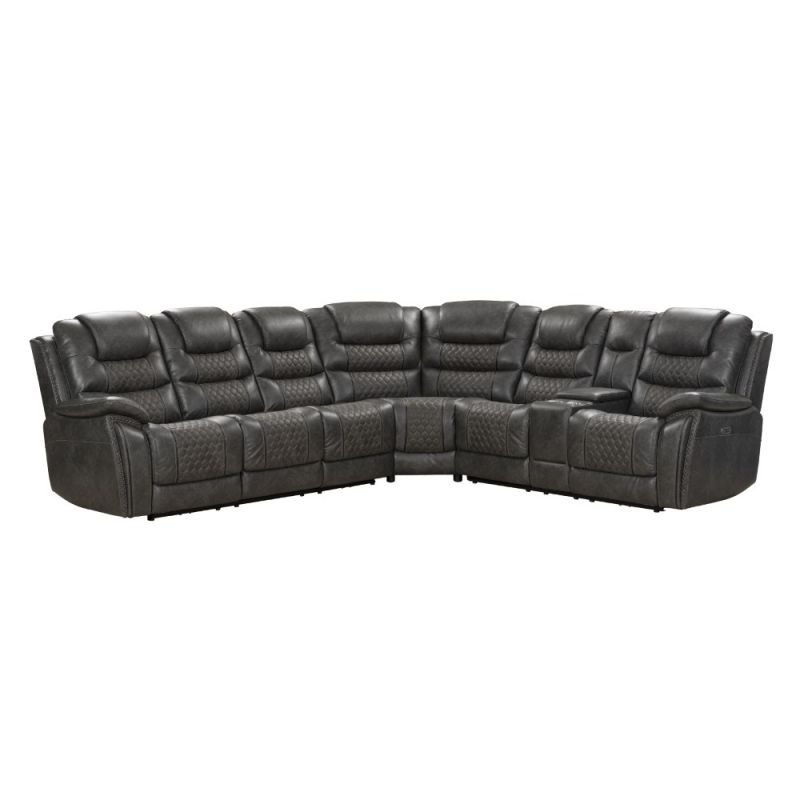 Pulaski - Contemporary Sectional Recliner in Outlaw Steel - A849-1221-K3