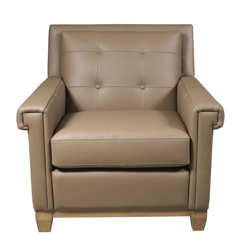 Pulaski - Bailey Wood Base Leather Chair - P939-682-1789