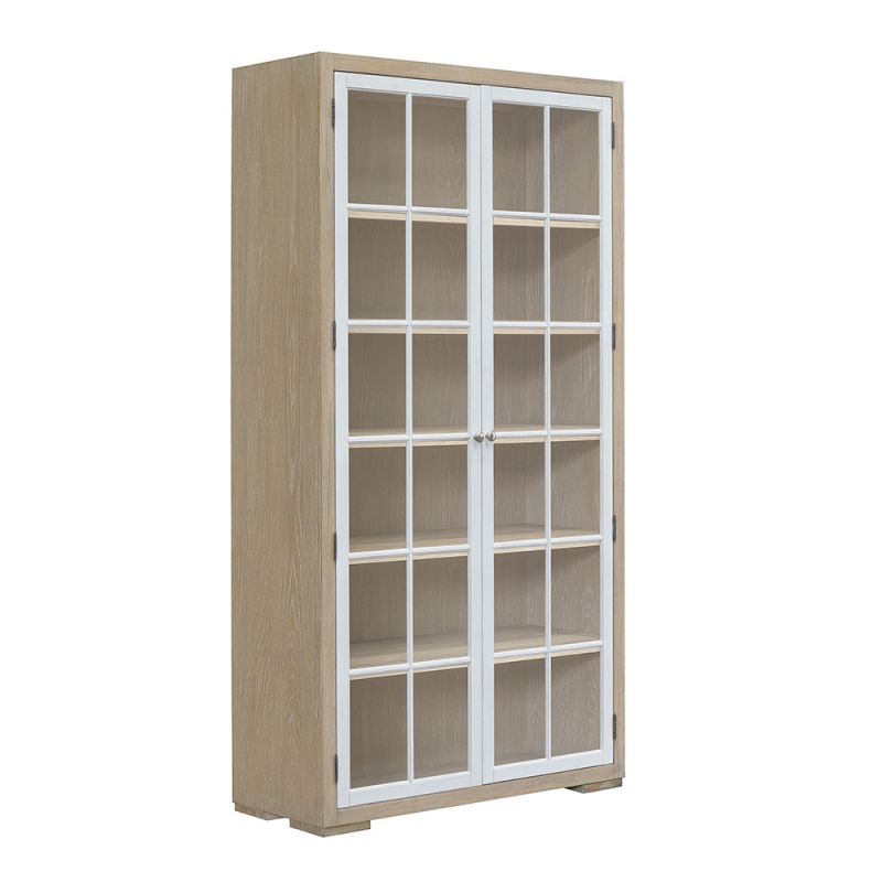 Pulaski - Contemporary 5-Shelf Glass Door Bookcase - P021776