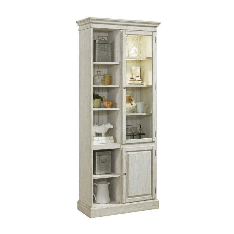 Pulaski - Display Curio Cabinet in Light Gray - P021714