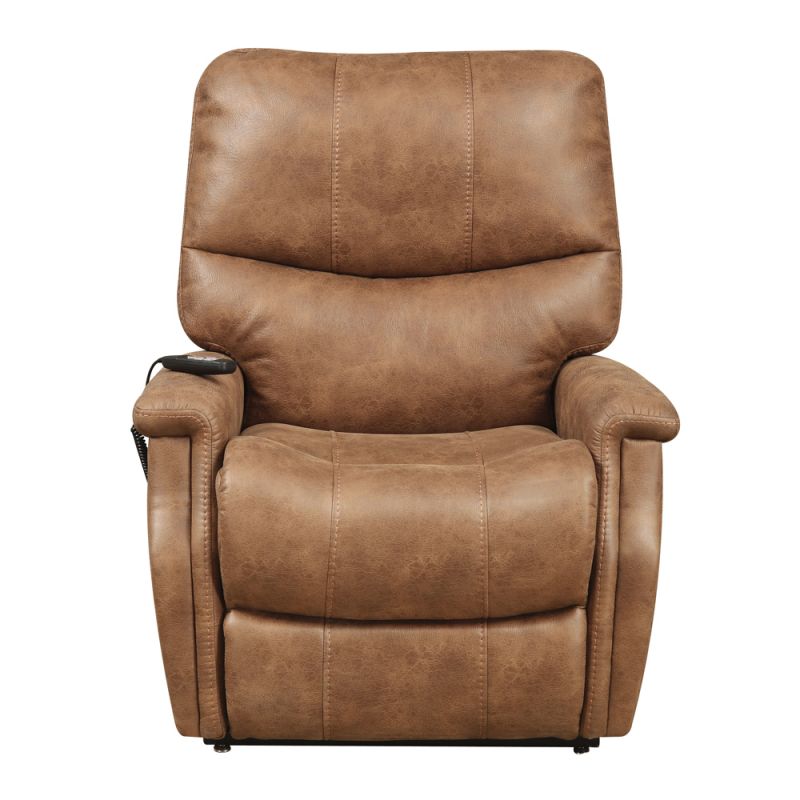 Pulaski - Faux Leather Dual Motor Lift Chair In Badlands Saddle - DS-A283-016-042