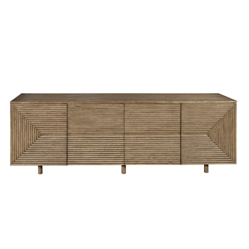 Pulaski - Four Door Geometric Design Console - P301671