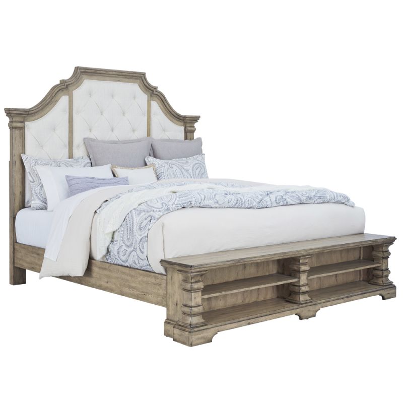 Pulaski - Garrison Cove King Upholstered Bed with Storage Footboard - P330-BR-K12