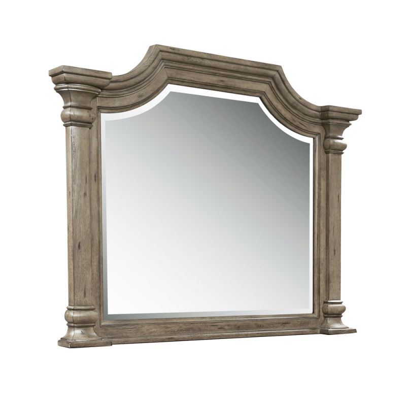 Pulaski - Garrison Cove Mirror with Shaped Crown Molding - P330110