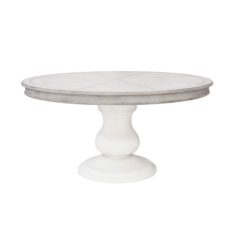 Pulaski - Higgins Street Round Dining Table with an Urn Shaped Pedestal Base - P349-DR-K1