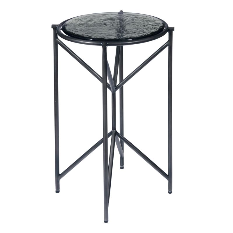 Pulaski - Metal Spot Table with Glass Top - P301682