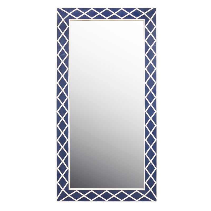 Pulaski - Navy Blue Floor Mirror - P301547