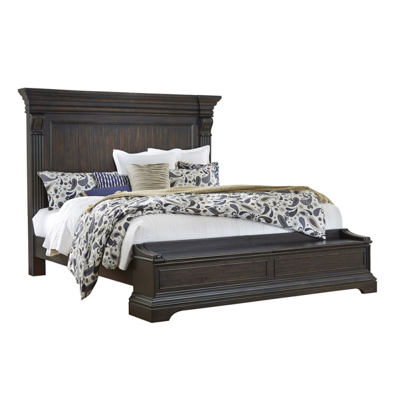 Pulaski - Caldwell Queen Panel Bed with Storage - P012-BR-K2