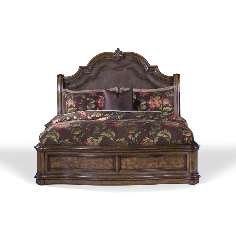 Pulaski - San Mateo Queen Sleigh Bed - 662-BR-K5