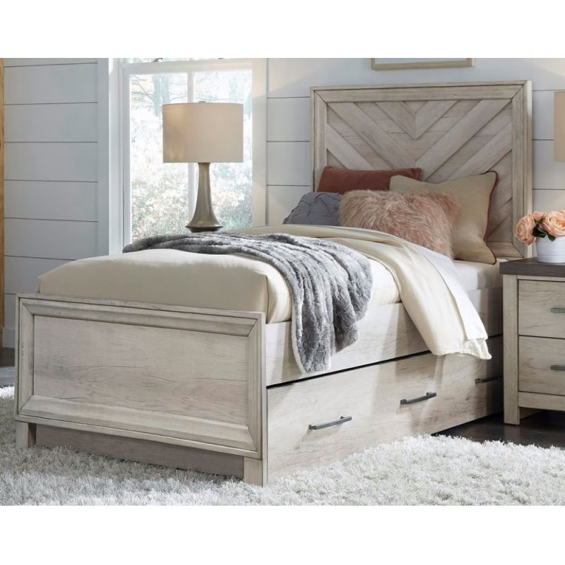 Pulaski - Riverwood Full Panel Bed with Trundle Gray - S466-BR-K16