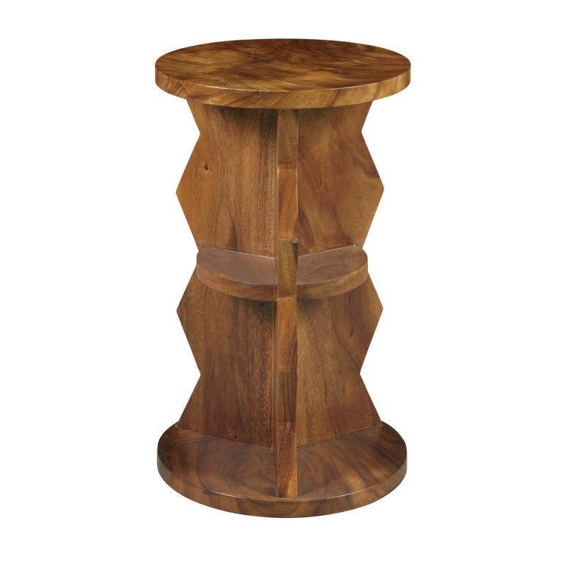 Pulaski - Rustic Round Spot Table - P301678