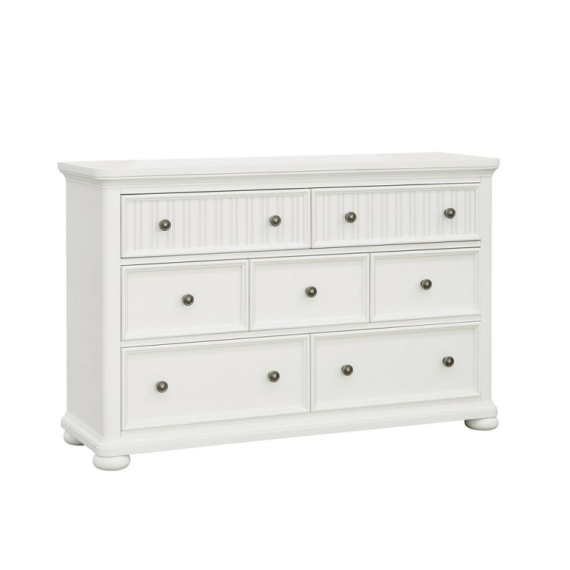Pulaski - Savannah 7-Drawer Dresser - White Finish - S920-410