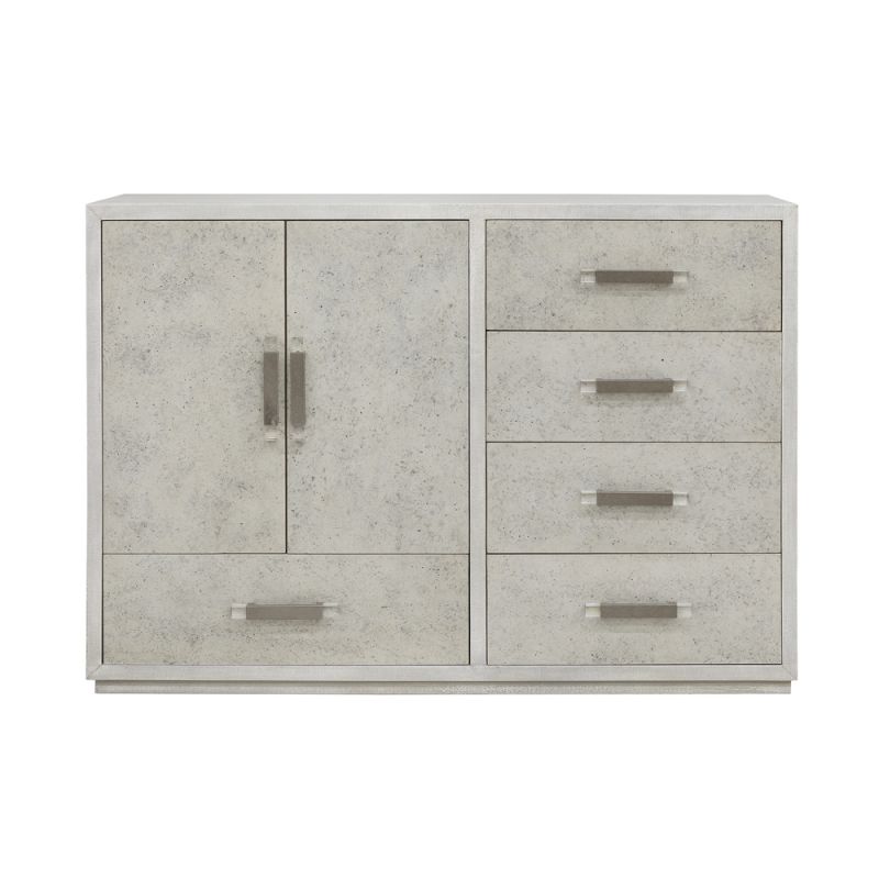 Pulaski - Stone-Textured 5 Drawer Accent Cabinet with Doors - P301587
