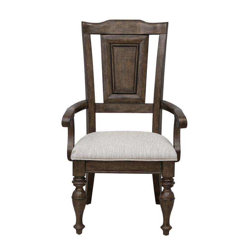 Pulaski - Woodbury Wooden Arm Chair in Cowboy Boods Brown - P351261