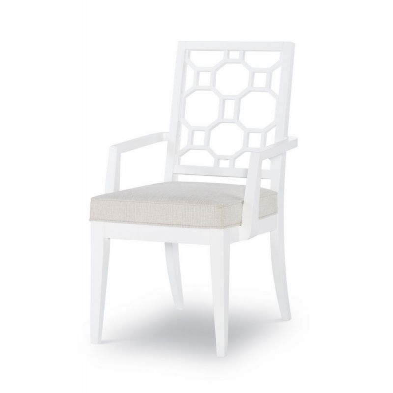 Rachael Ray - Chelsea Lattice Back Arm Chair (Set of 2) - 9781-141