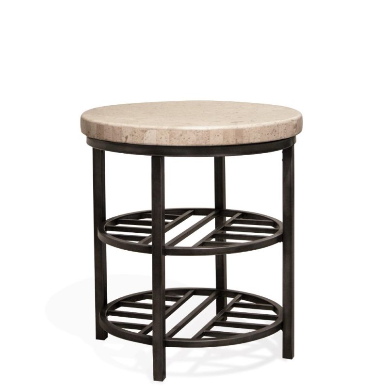Riverside Furniture - Capri Round Side Table - 77708