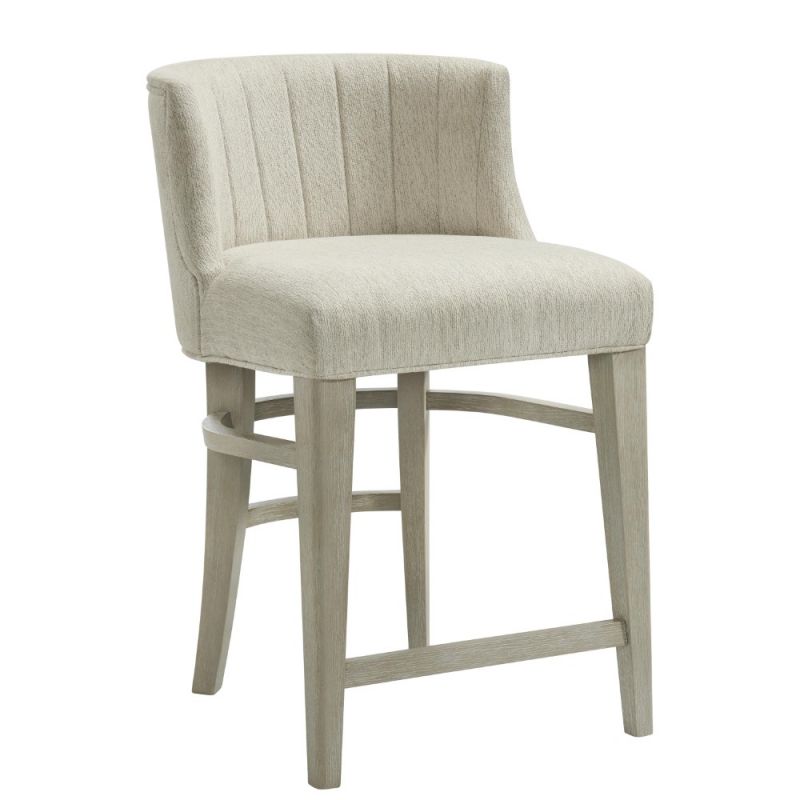 Riverside Furniture - Cascade Upholstered Curved Back Counter Stool - (Set of 2) - 73455