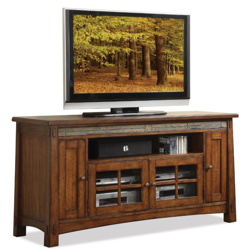 Riverside Furniture - Craftsman Home 62-inch Tv Console - 2946