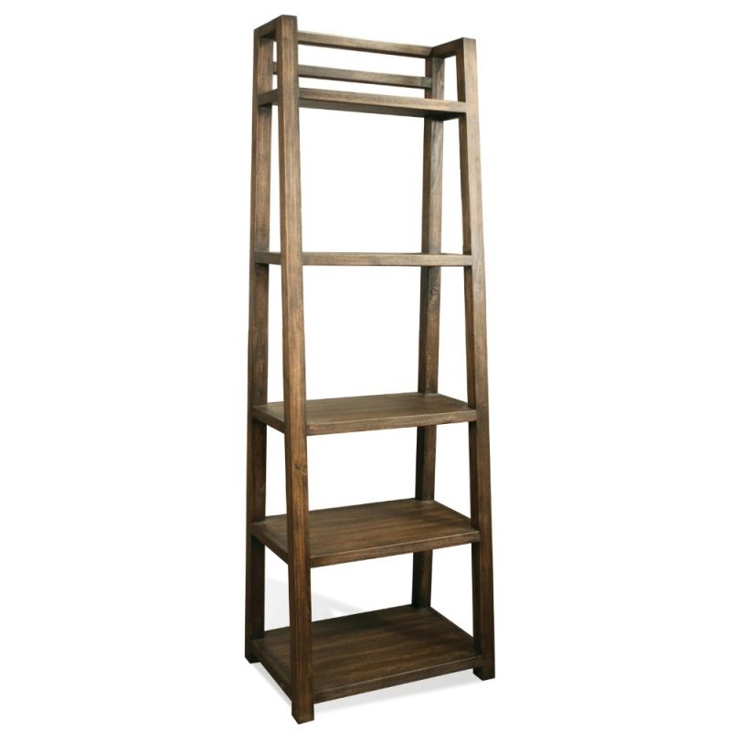 Riverside Furniture - Perspectives Leaning Bookcase - 28038