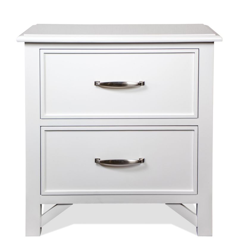 Riverside Furniture - Talford Cotton 2-drawer Nightstand - 16499