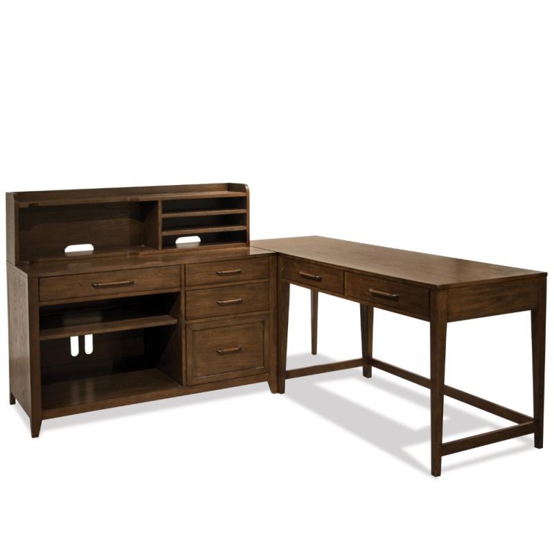 Riverside Furniture - Vogue L Desk With Storage