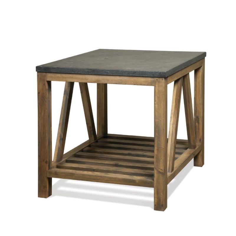 Riverside Furniture - Weatherford Rectangle Side Table - 16509_16510