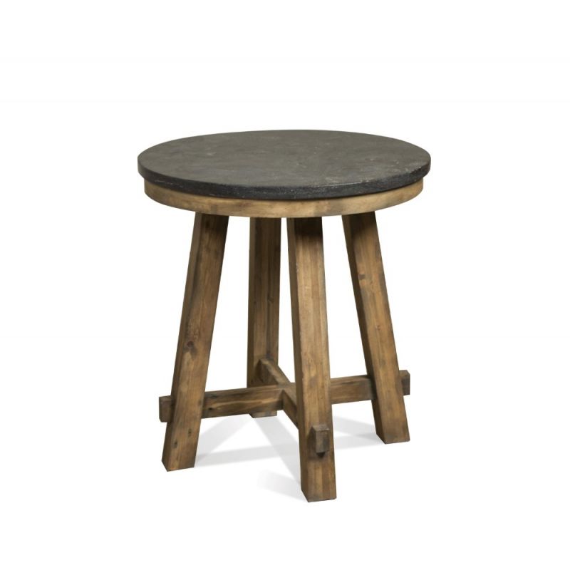 Riverside Furniture - Weatherford Round Side Table - 16511_16512