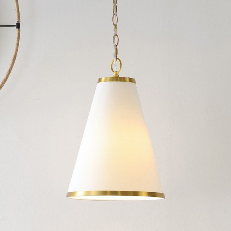 Safavieh - Adelais 12 Inch Pendant - Gold - White - PND4136A