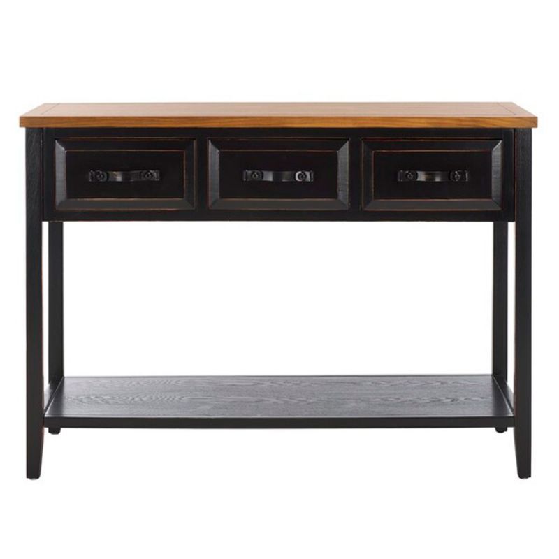 Safavieh - Aiden Console Table - Black - Oak - AMH6502A