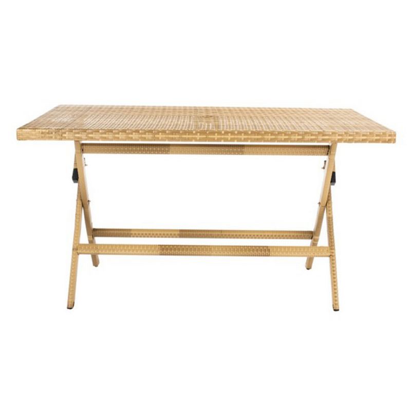 Safavieh - Akita Folding Table - Natural - White - PAT7503D
