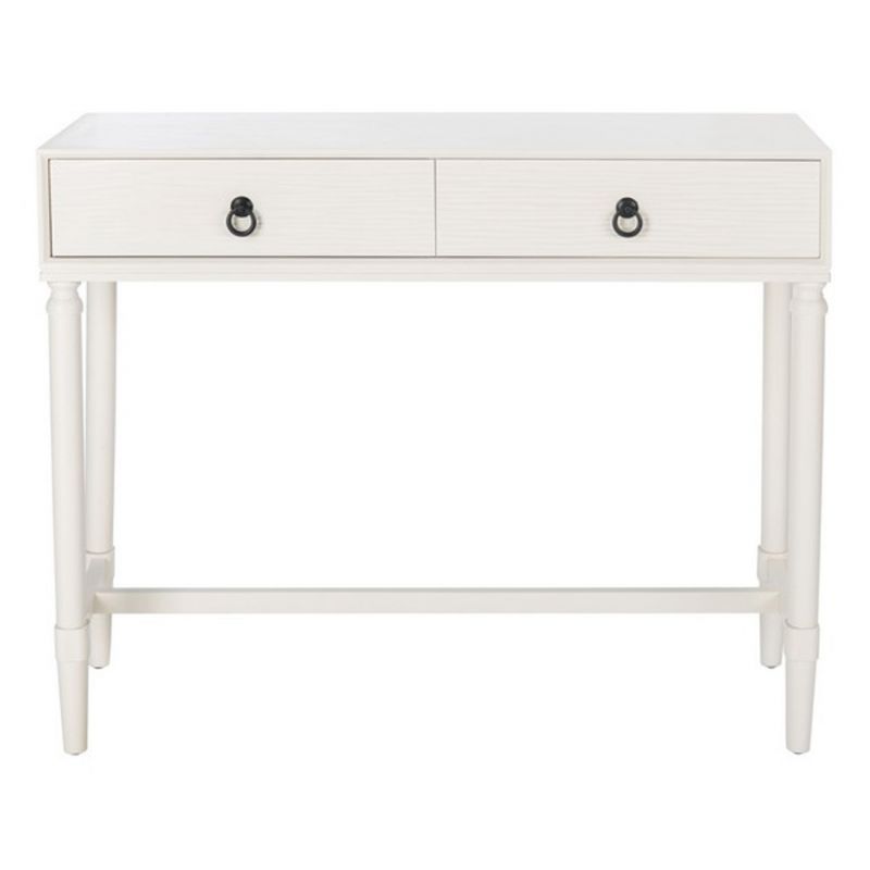 Safavieh - Aliyah 2Drw Console Table - Distrssed White - CNS5729D