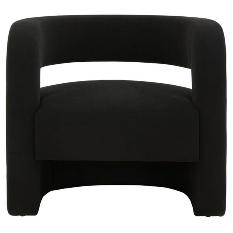Safavieh - Couture - Anissa Barrel Back Accent Chair - Black - SFV4789C