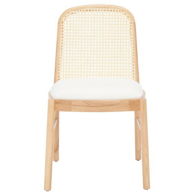 Safavieh - Couture - Annmarie Rattan Back Chair - Natural  (Set of 2) - SFV4129B-SET2